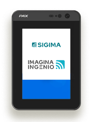 Terminal Imagina Ingenio para pago con tarjeta en maquina expendedora tabaco vending